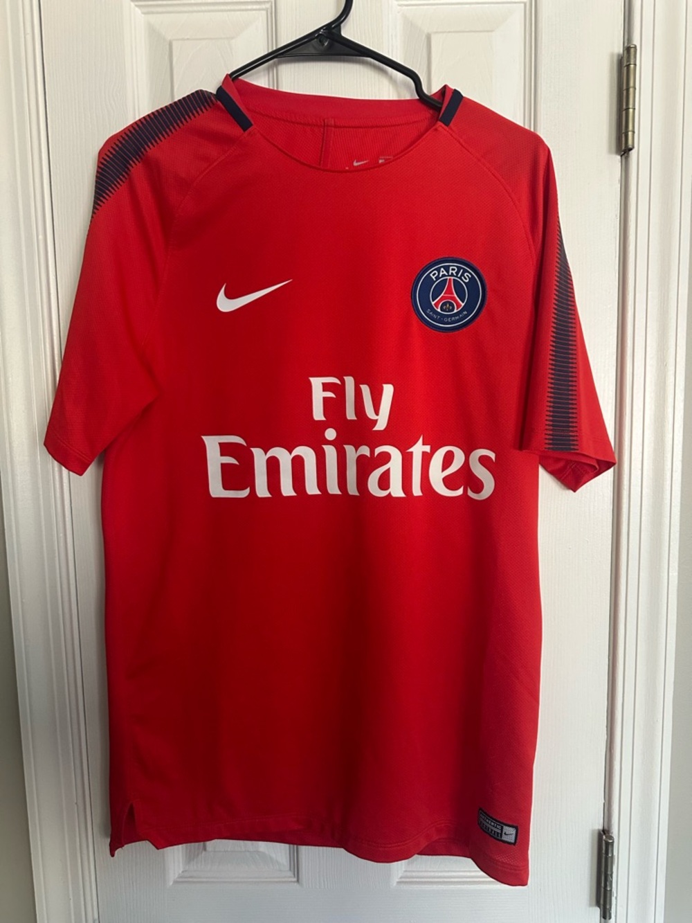 Nike PSG PARIS SAINT GERMAIN 16/17 Red Kit Match Jersey DB7626-015